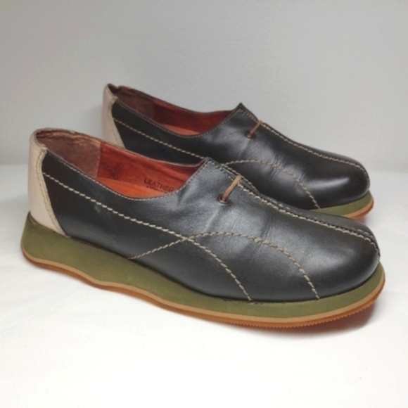 Tabarca Spain Leather Loafers Slip-on Walking Driving Shoes USA 6.5 Eur 37 - Picture 3 of 13